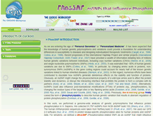 Tablet Screenshot of phossnp.biocuckoo.org